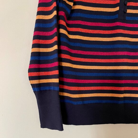 TOMMY HILFIGER Soft knit sweater with stripes ✿ - Picture 5 of 9